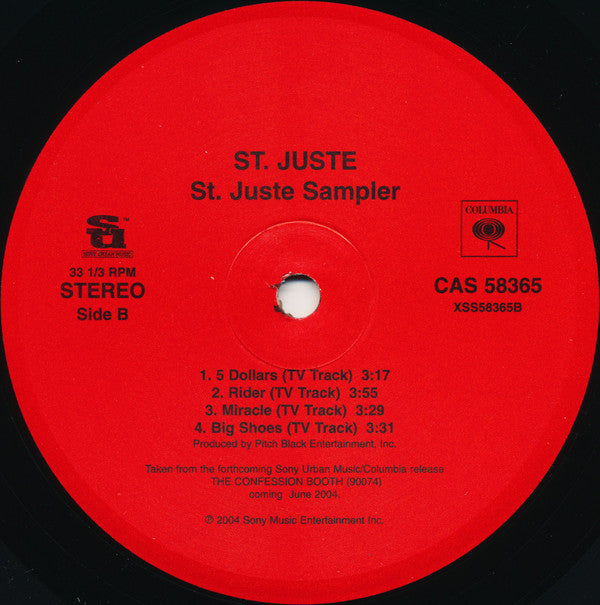 St. Juste : St. Juste Sampler (12", Smplr)