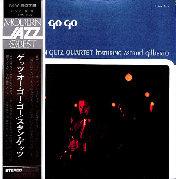 The New Stan Getz Quartet Featuring Astrud Gilberto : Getz Au Go Go (LP, Album, RE)