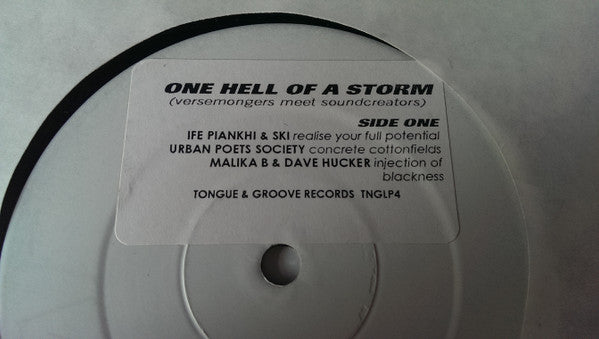 Various : One Hell Of A Storm (Versemongers Meet Soundcreators) (2x12", W/Lbl)