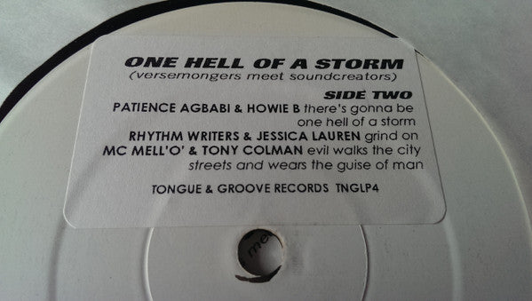 Various : One Hell Of A Storm (Versemongers Meet Soundcreators) (2x12", W/Lbl)