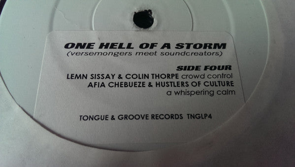 Various : One Hell Of A Storm (Versemongers Meet Soundcreators) (2x12", W/Lbl)