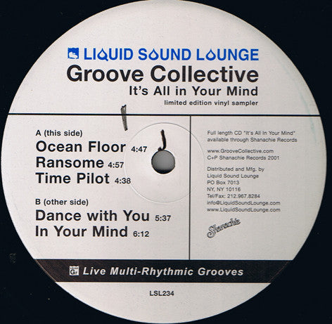 Groove Collective : It's All In Your Mind (12", Ltd, Smplr)