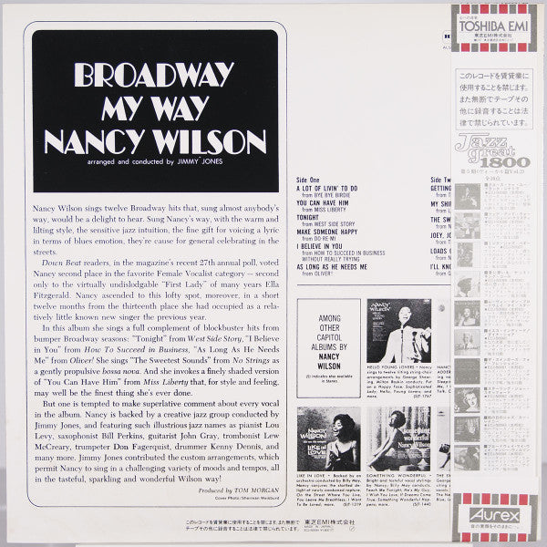 Nancy Wilson : Broadway - My Way (LP, Album)