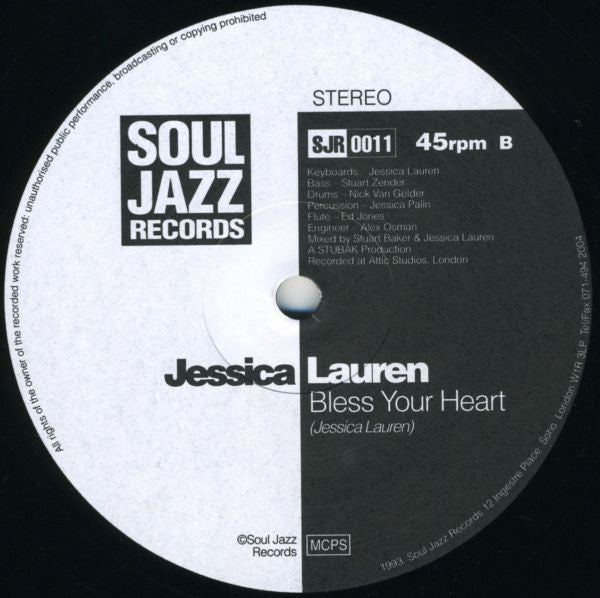 Jessica Lauren : Serengeti (12")