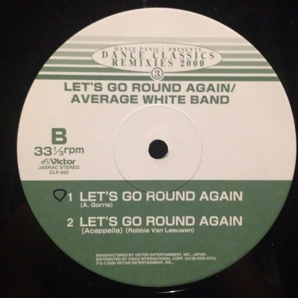 Average White Band : Let's Go Round Again  (12")