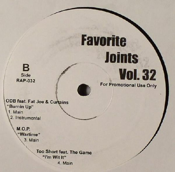 Various : Favorite Joints Vol. 32 (12", Promo, Unofficial)