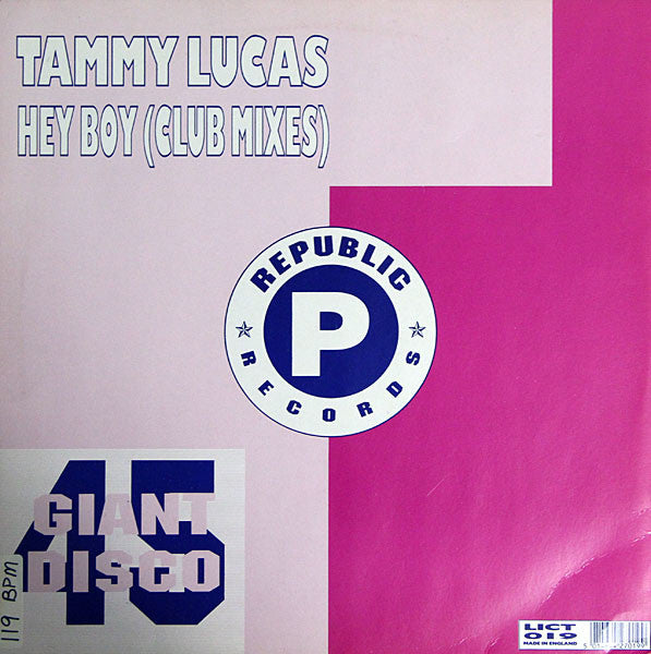 Tammy Lucas : Hey Boy (12", Promo)