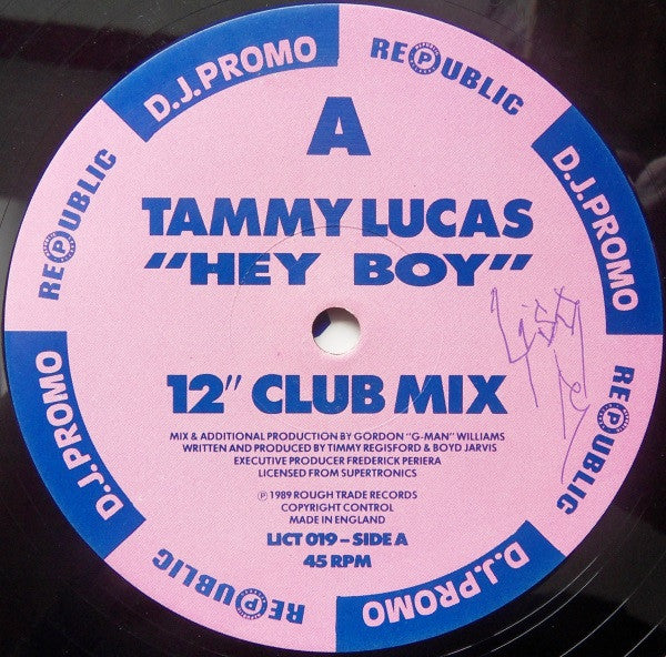 Tammy Lucas : Hey Boy (12", Promo)