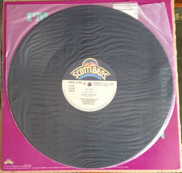 James Brown : I'm Real (12", Promo)