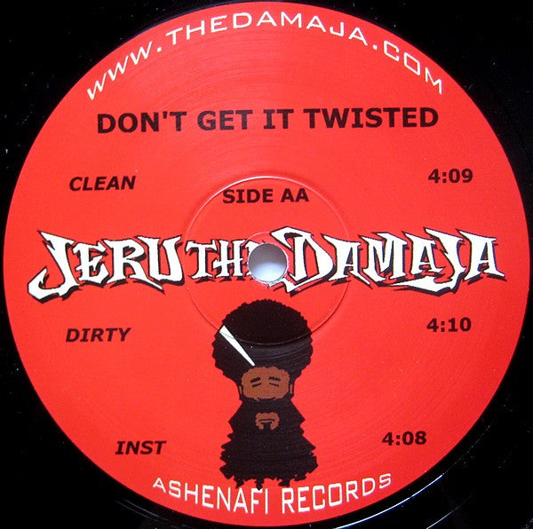 Jeru The Damaja : Rap Wars / Don't Get It Twisted (12")