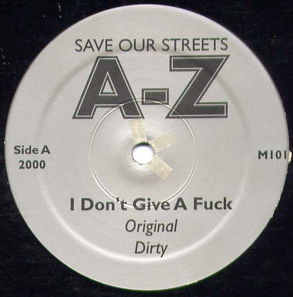 AZ : Save Our Streets A-Z (12")