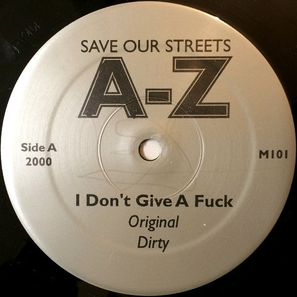 AZ : Save Our Streets A-Z (12")