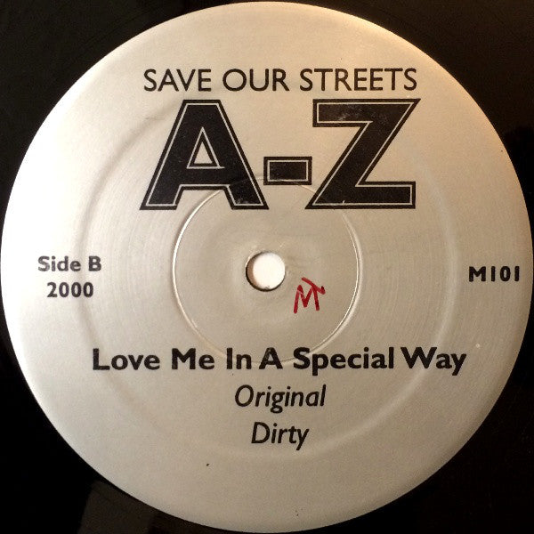 AZ : Save Our Streets A-Z (12")