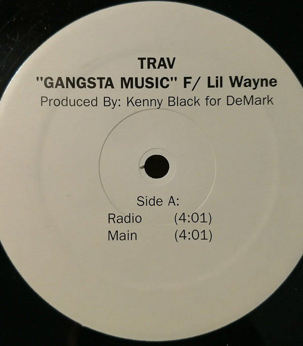 Trav : Gangsta Music (12", Single)