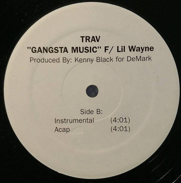 Trav : Gangsta Music (12", Single)