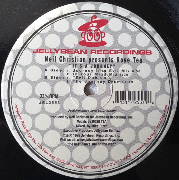 Neil Christian Presents Rose Tea : It's A Journey (12")