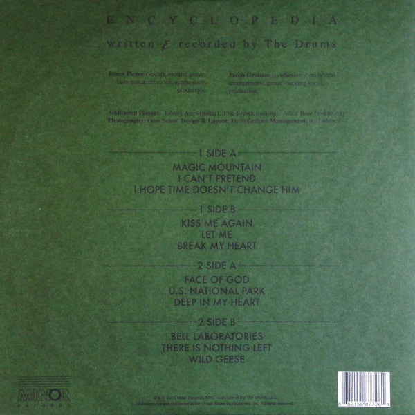 The Drums (2) : Encyclopedia (2xLP, Album, Gat)