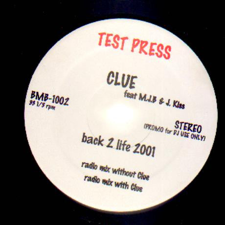 DJ Clue : Back 2 Life 2001 (12", Promo)