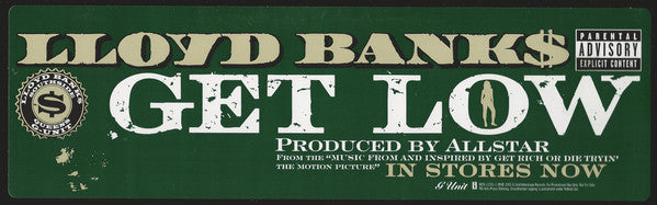 Lloyd Banks : Get Low (12", Single, Promo)
