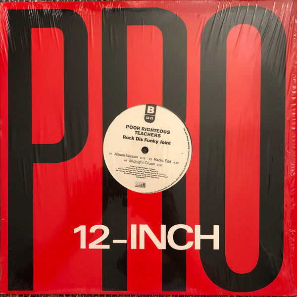 Poor Righteous Teachers : Rock Dis Funky Joint (12", Single, RE)