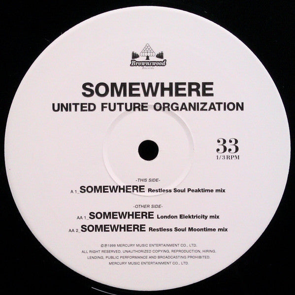 United Future Organization : Somewhere (12")
