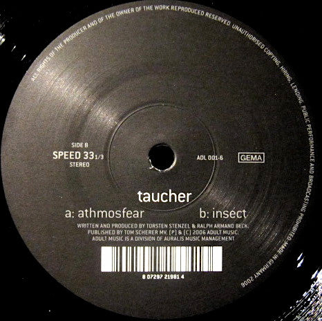 Taucher : Athmosfear / Insect (12")