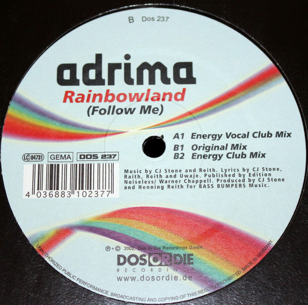 Adrima : Rainbowland (12")