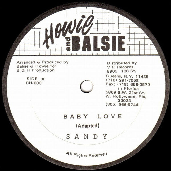 Sandy (48) / Trouble (41) : Baby Love / Murder (12")