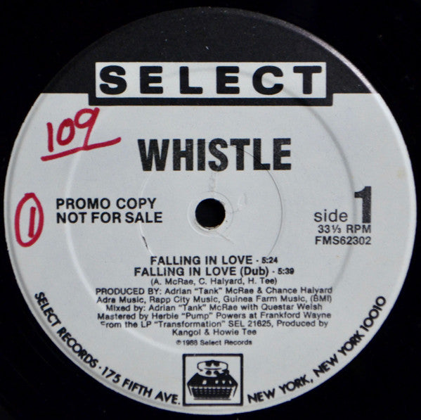 Whistle : Falling In Love (12", Promo)