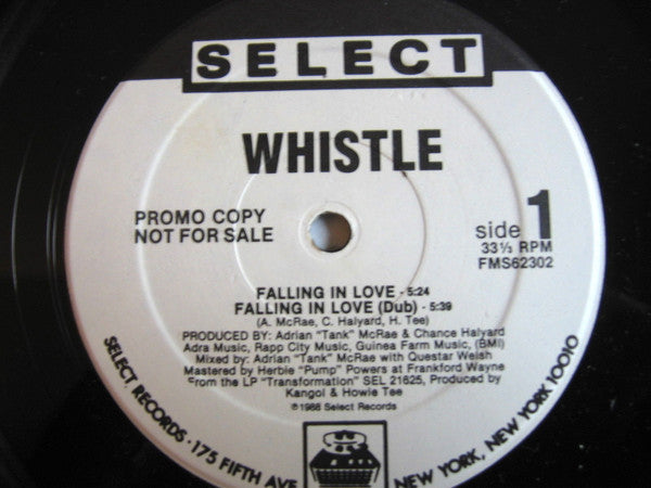 Whistle : Falling In Love (12", Promo)