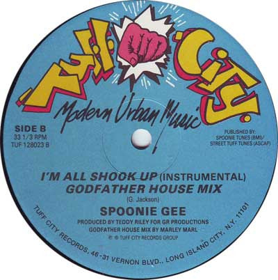 Spoonie Gee : I'm All Shook Up / Spoonie's Rap (Live) (12")