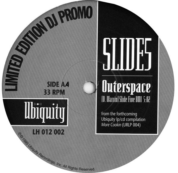 Spirit Level (4) / Slide Five : Feel The Music / Outerspace (12", Ltd, Promo)
