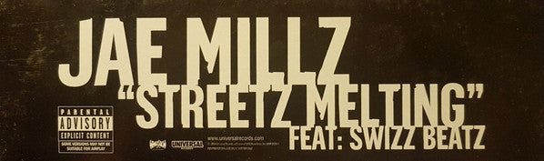Jae Millz : Streetz Melting (12", Promo)