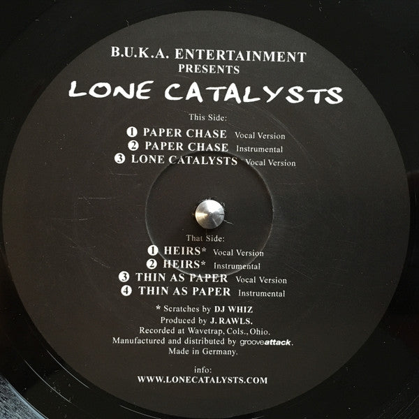 Lone Catalysts : Paper Chase (12", RE, RM)