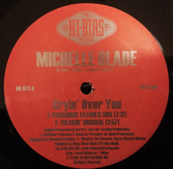 Michelle Blade : Cryin' Over You (12")