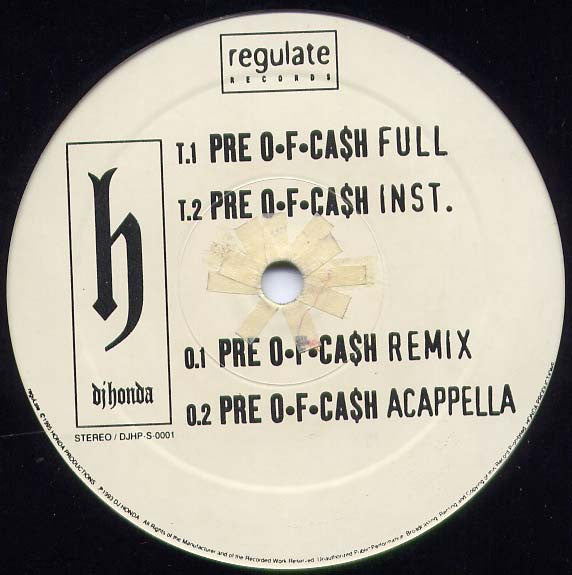 DJ Honda : Pre Of Cash (12")