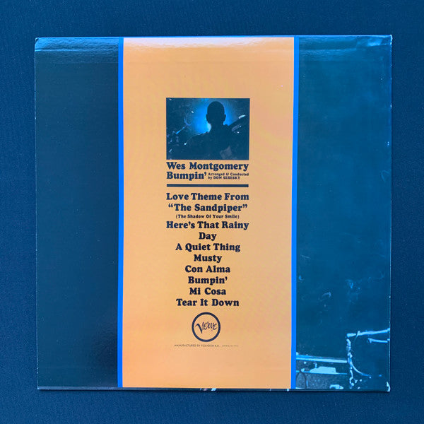 Wes Montgomery : Bumpin' (LP, Album, RE)