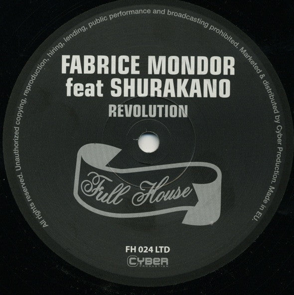 Fabrice Mondor Feat MC Shurakano : Revolution (12")