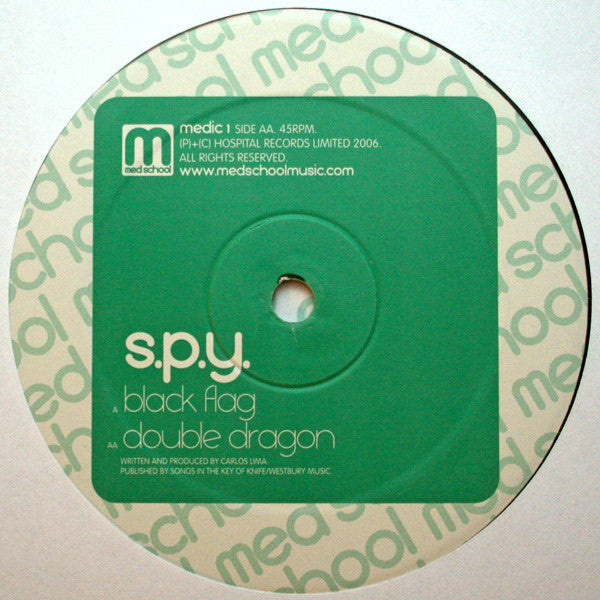 S.P.Y. : Black Flag / Double Dragon (12")