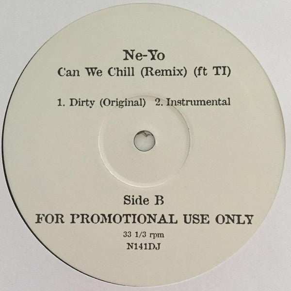 Ne-Yo : Can We Chill (12", Promo)