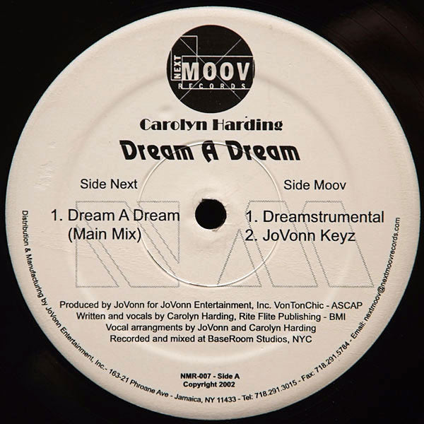 Carolyn Harding : Dream A Dream (12")