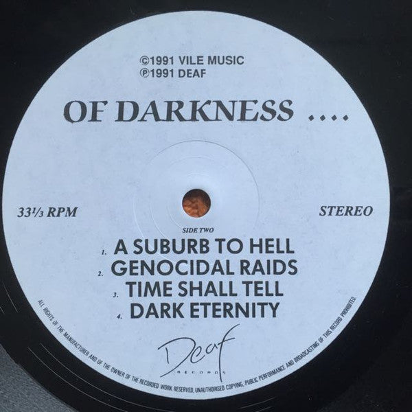 Therion : Of Darkness.... (LP, Album)
