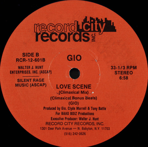 Gio (4) : Love Scene (12")