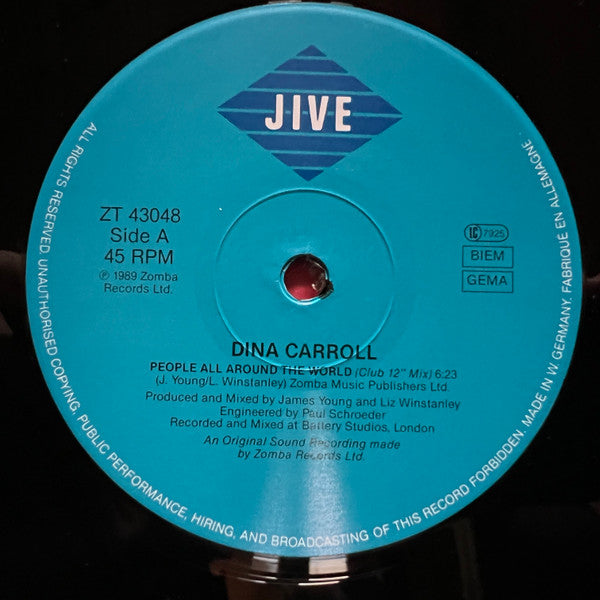 Dina Carroll : People All Around The World (12")