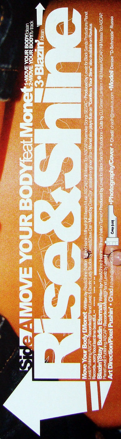 Rise & Shine (3) : Move Your Body / Blazin' / Snake Eyes (12", Promo)