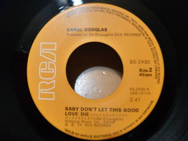 Carol Douglas : Doctor's Orders (7")