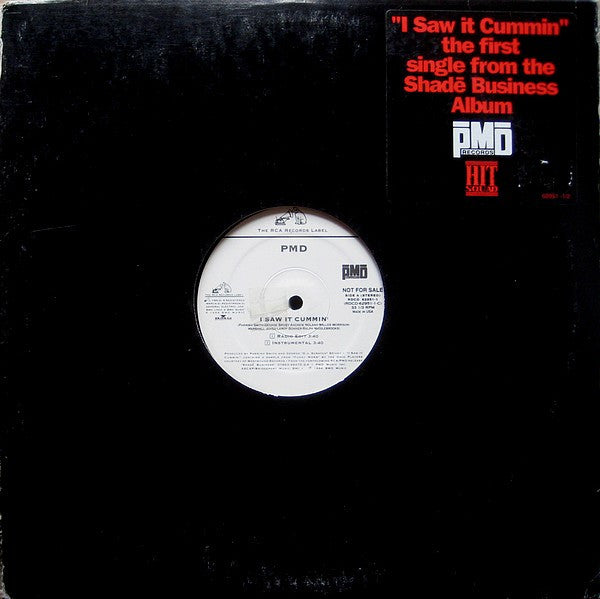 PMD : I Saw It Cummin' (12", Single, Promo)