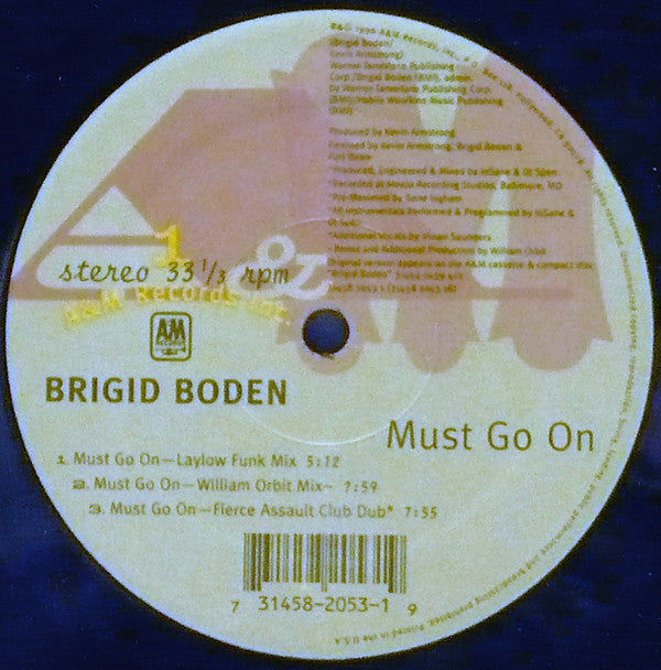 Brigid Boden : Must Go On (12")