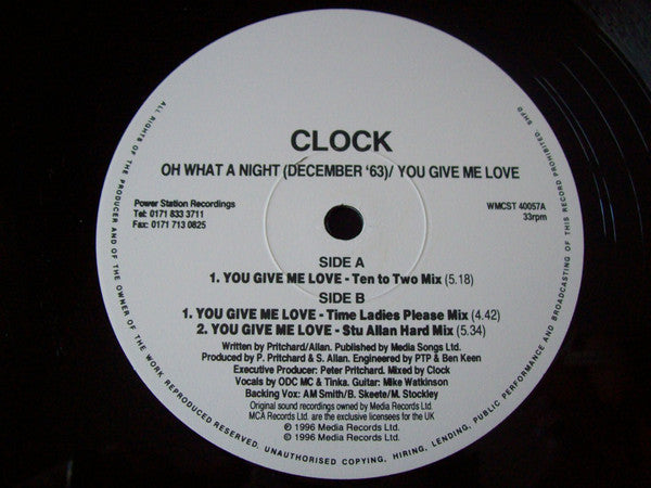 Clock : You Give Me Love (12")