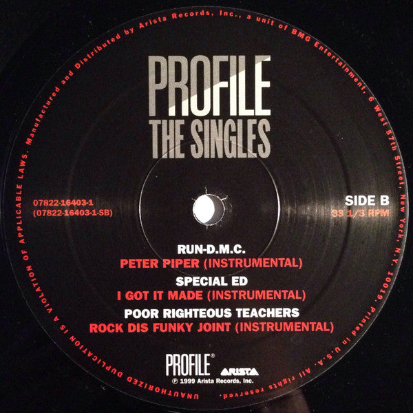 Various : Profile (The Singles) (Box, Comp + 5x12")